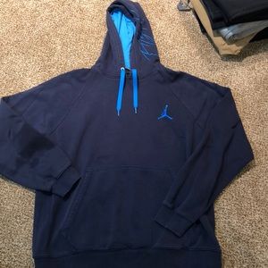 Michael Jordan navy flight hoodie
